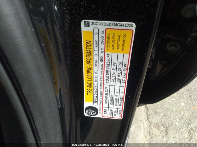 Chevrolet Silverado 1500 Lt 2021 3GCUYDED8MG441020 Image 9