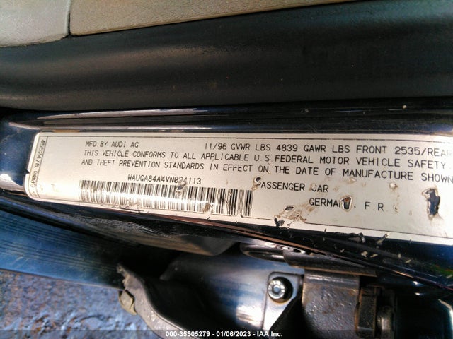 Audi A6 1997 WAUGA84A4VN024113 Image 10