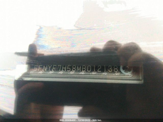 5FNYF7H58MB012138 Honda Passport Ex-l