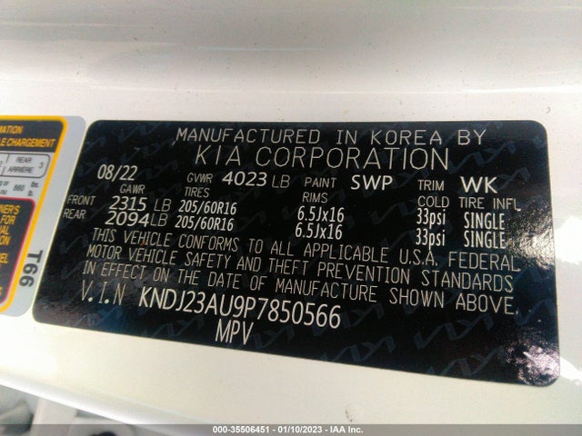2023 Kia Soul, VIN: KNDJ23AU9P7850566