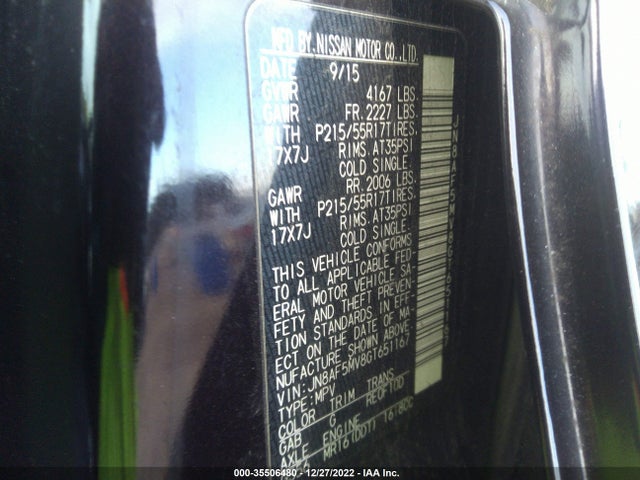 2016 Nissan Juke, VIN: JN8AF5MV8GT651167