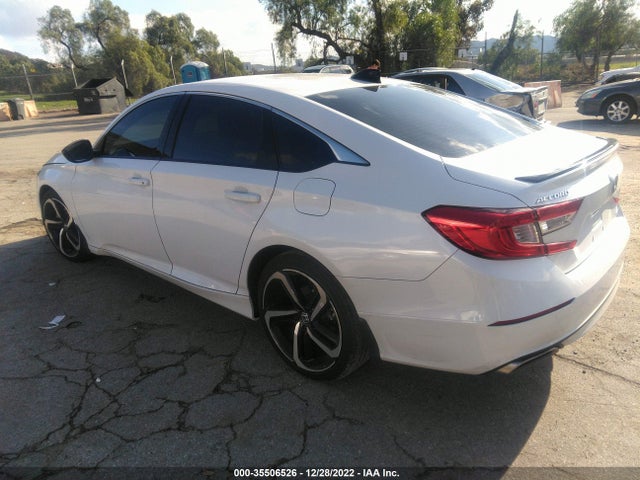 2022 HONDA ACCORD SEDAN SPORT VIN: 1HGCV1F39NA007943