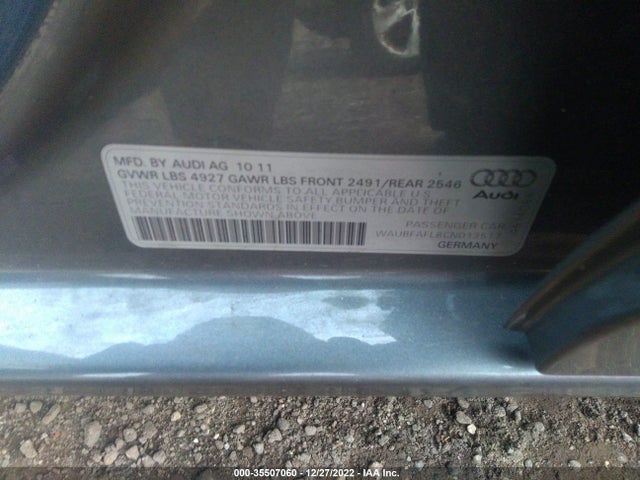 WAUBFAFL8CN013517 Audi A4 2.0t Premium