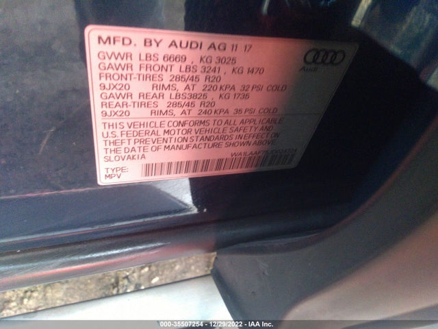 WA1LAAF75JD024724 Audi Q7 Premium Plus