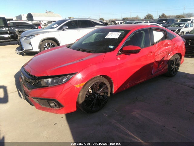 2020 HONDA CIVIC SEDAN SPORT VIN: 2HGFC2F81LH527427