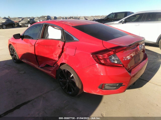 2020 HONDA CIVIC SEDAN SPORT VIN: 2HGFC2F81LH527427