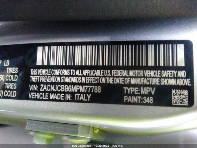 ZACNJCBB6MPM77788 Jeep Renegade