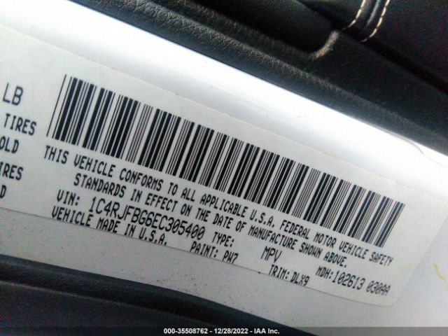 1C4RJFBG6EC305400 Jeep Grand Cherokee Limited