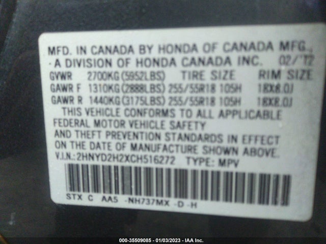 Acura MDX 2012 2HNYD2H2XCH516272 Image 11