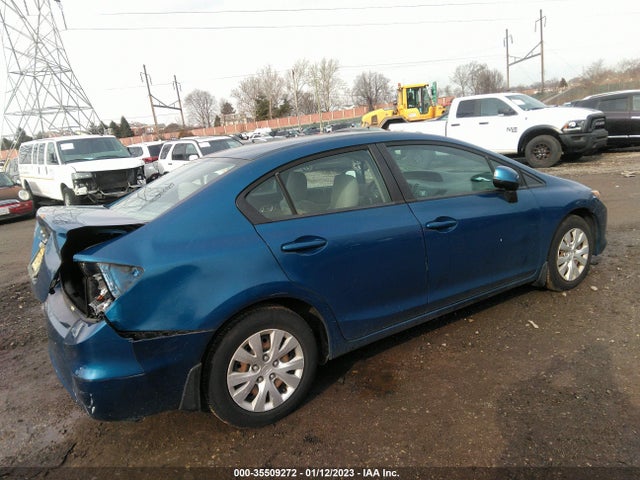 2012 HONDA CIVIC SDN LX VIN: 19XFB2F5XCE354641