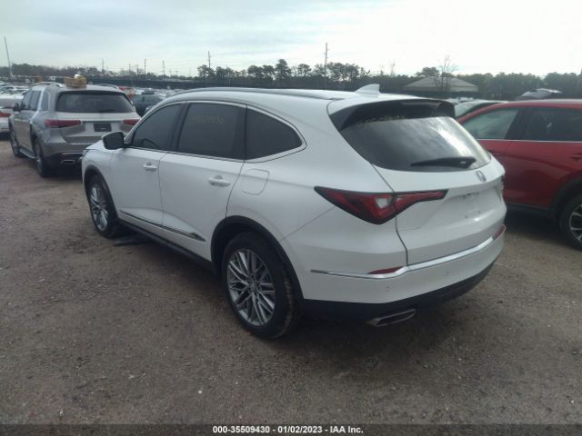 5J8YE1H89NL016208 Acura Mdx W/advance Package
