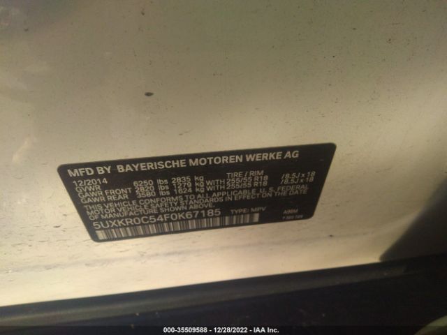 5UXKR0C54F0K67185 BMW X5 Xdrive35i