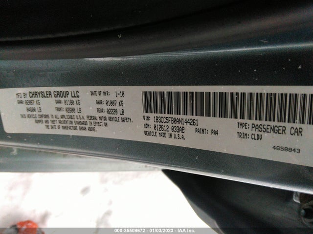 Dodge Avenger R/t 2010 1B3CC5FB0AN144261 Image 9