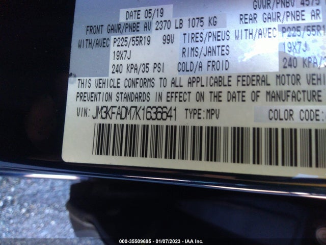 2019 Mazda CX-5, VIN: JM3KFADM7K1636641
