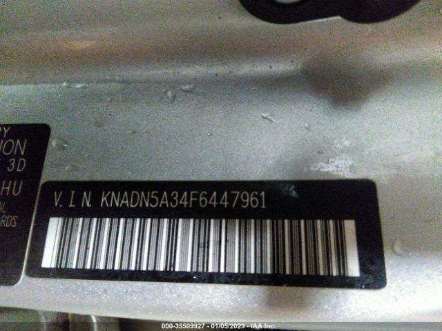 KNADN5A34F6447961 KIA RIO EX
