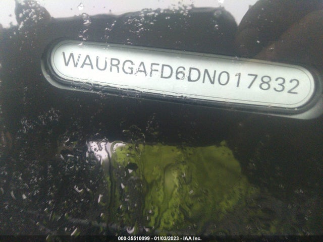 2013 AUDI A8 L 3.0L VIN: WAURGAFD6DN017832