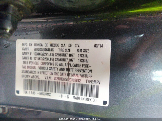 Honda CR-V EX 2014 3CZRM3H55EG702812 Image 10