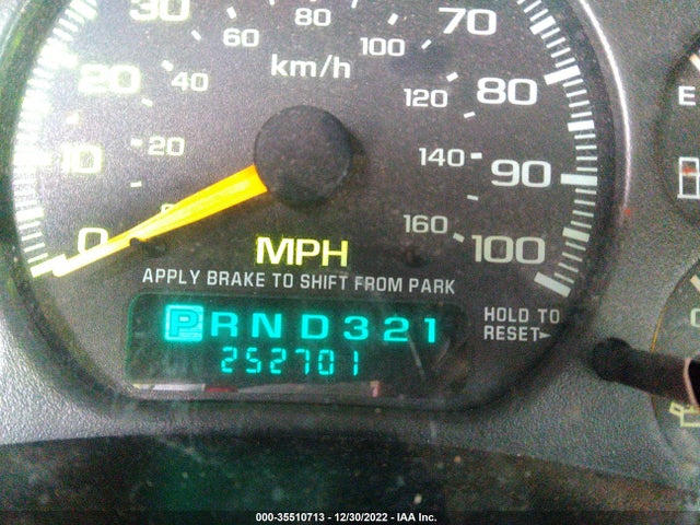 2001 CHEVROLET SILVERADO 1500HD LS VIN: 1GCGC13U31F182396
