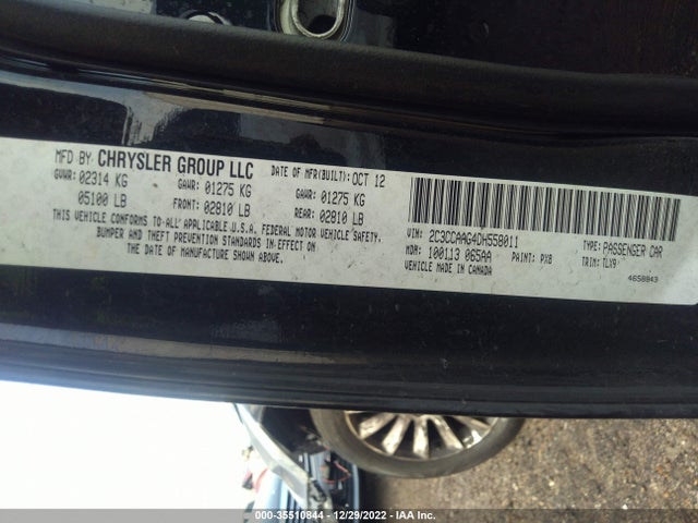 Chrysler 300 2013 2C3CCAAG4DH558011 Image 9