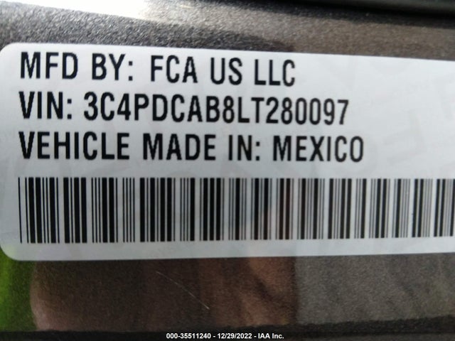 Dodge Journey Se Value 2020 3C4PDCAB8LT280097 Image 9