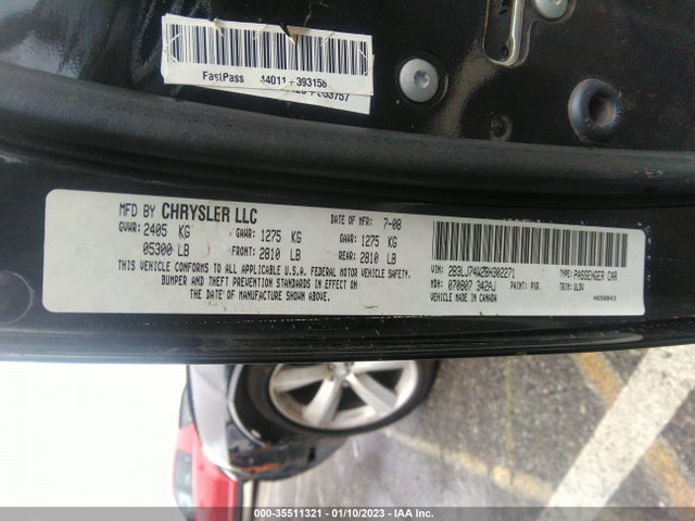 Aukcja sprzedaży 2008 Dodge Challenger Srt8, vin: 2B3LJ74W28H302271, numer aukcji: 35511321