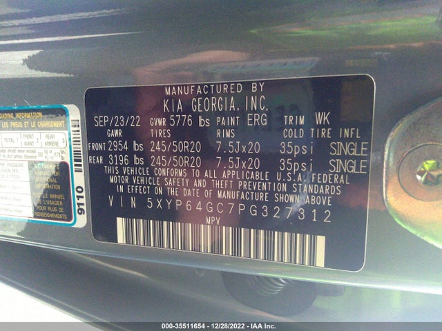 2023 Kia Telluride, VIN: 5XYP64GC7PG327312