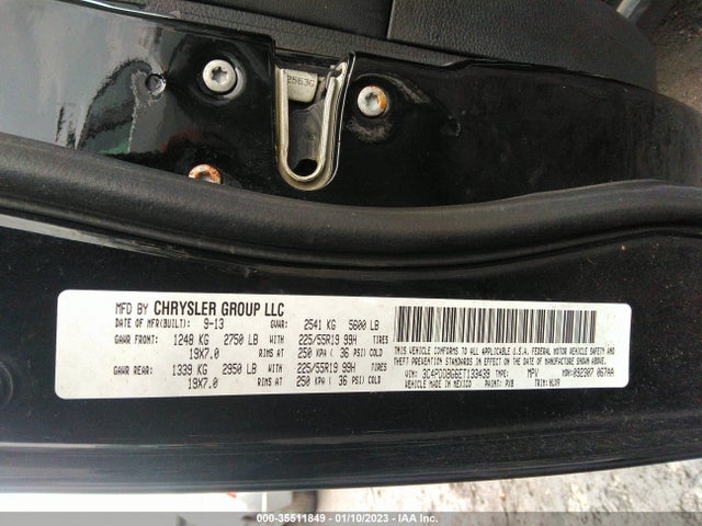 2014 DODGE JOURNEY SXT VIN: 3C4PDDBG6ET133439