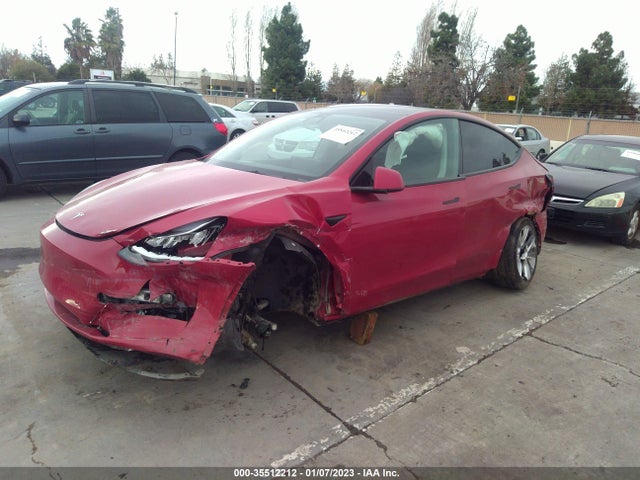Tesla Model Y 2021 5YJYGDEE9MF142042 Image 2