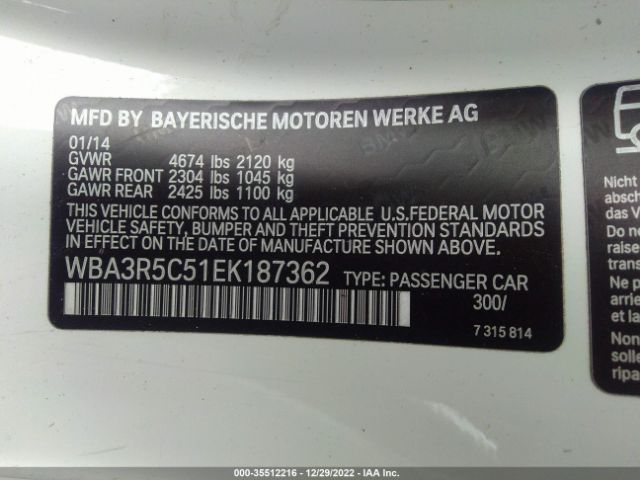 WBA3R5C51EK187362 BMW 4 Series 435i Xdrive