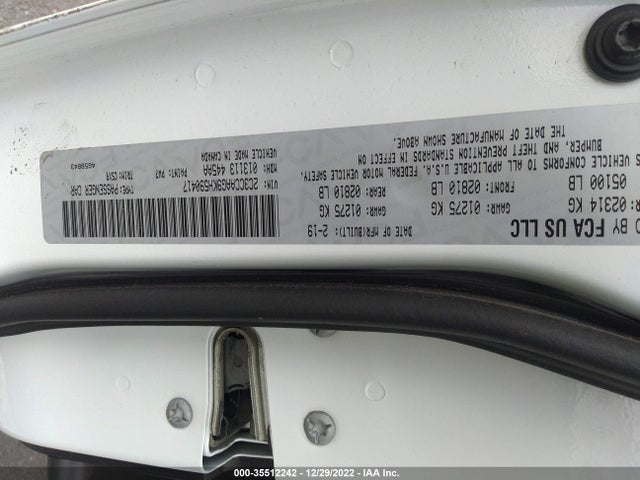 2C3CCAAG9KH590417 Chrysler 300 Touring