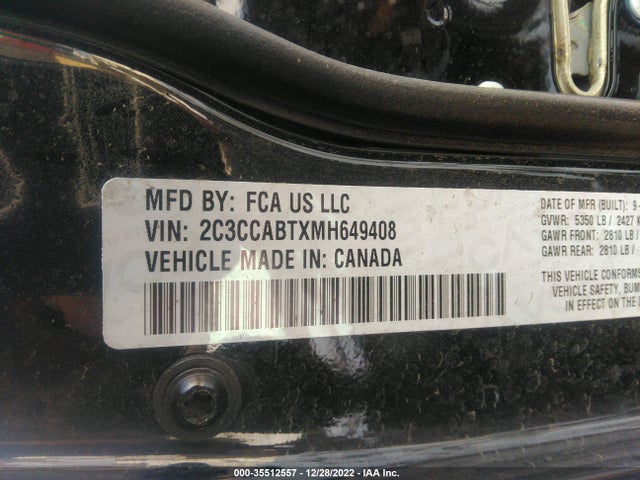 2021 Chrysler 300, VIN: 2C3CCABTXMH649408
