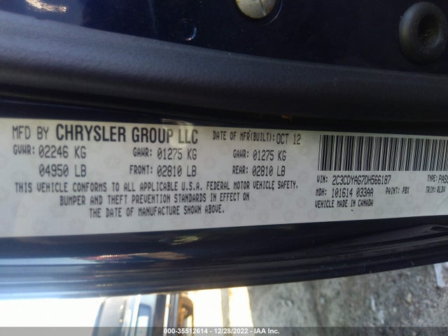 Dodge Challenger Sxt Plus 2013 2C3CDYAG7DH566187 Image 10