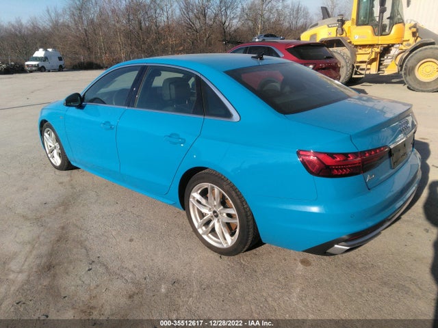 2022 Audi A4, VIN: WAUEAAF4XNN013333