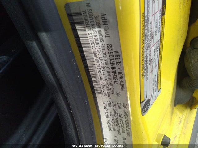 ZFBCFADH4FZ035133 Fiat 500L TREKKING