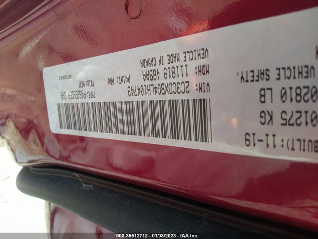 Dodge Charger Sxt 2020 2C3CDXBG4LH104743 Image 9