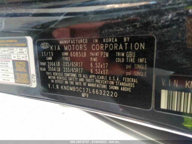 KNDMB5C17L6632220 KIA SEDONA LX