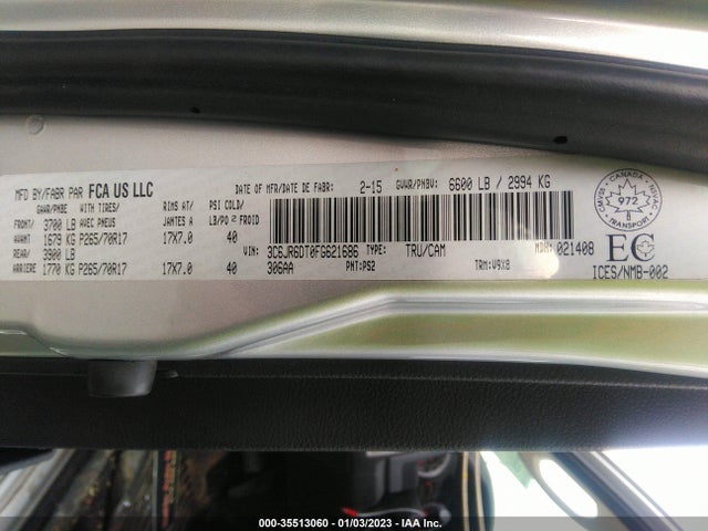 RAM 1500 St 2015 3C6JR6DT0FG621686 Image 11