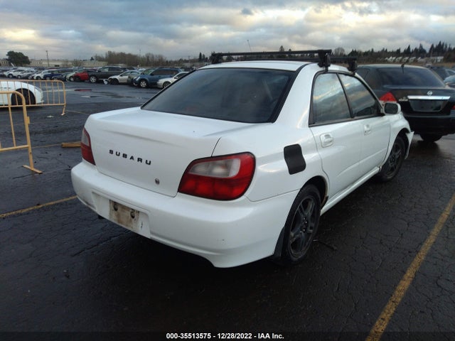 2002 SUBARU IMPREZA SEDAN RS VIN: JF1GD67572H521492