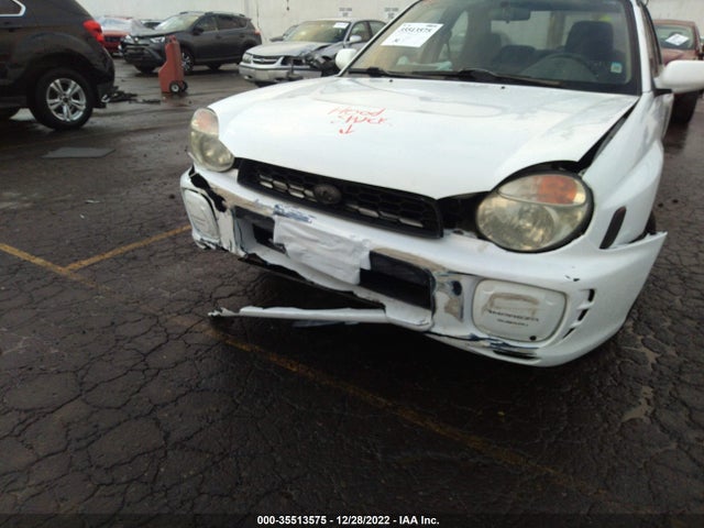 2002 SUBARU IMPREZA SEDAN RS VIN: JF1GD67572H521492