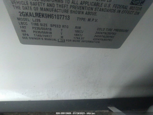 GMC Terrain Denali 2017 2GKALREK9H6107713 Image 9