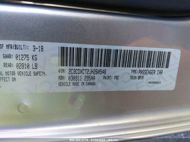 Dodge CHARGER R/T 2018 2C3CDXCT2JH260546 Image 9