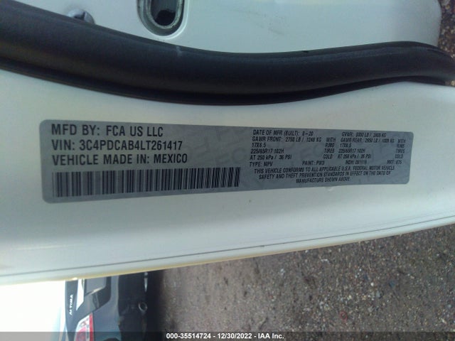 Dodge Journey Se Value 2020 3C4PDCAB4LT261417 Image 10