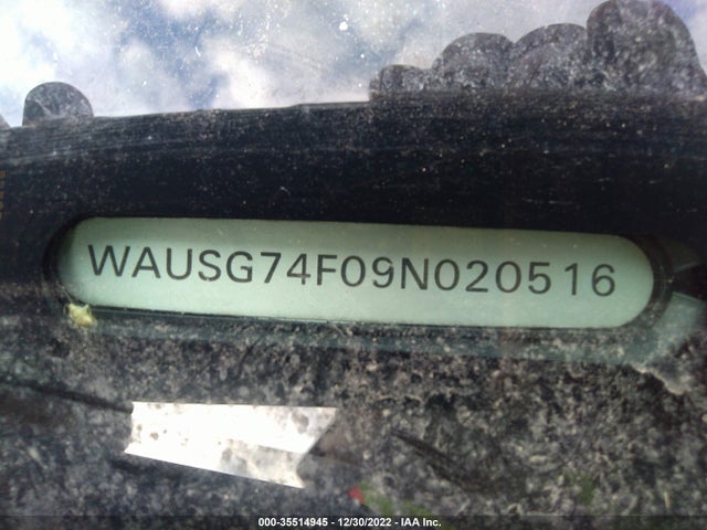 Audi A6 Premium Plus 2009 WAUSG74F09N020516 Image 10
