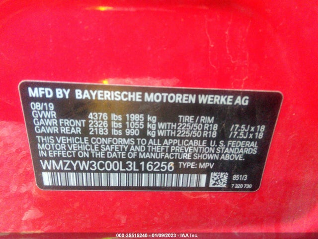 2020 Mini Countryman, VIN: WMZYW3C00L3L16256