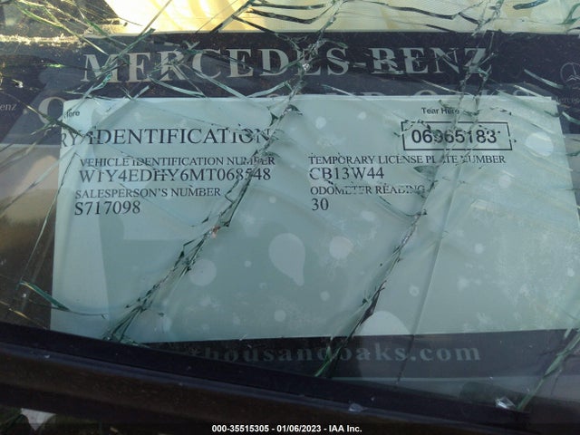 2021 Mercedes-Benz Sprinter, VIN: W1Y4EDHY6MT068548