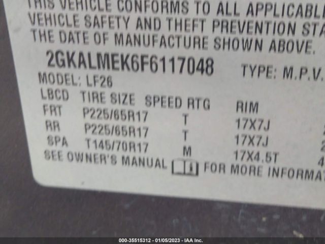 2GKALMEK6F6117048 GMC Terrain