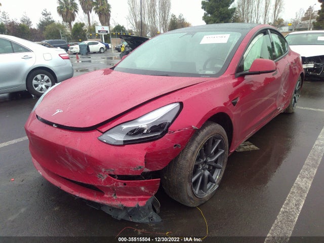 Tesla MODEL 3 2022 5YJ3E1EA5NF357060 Image 2