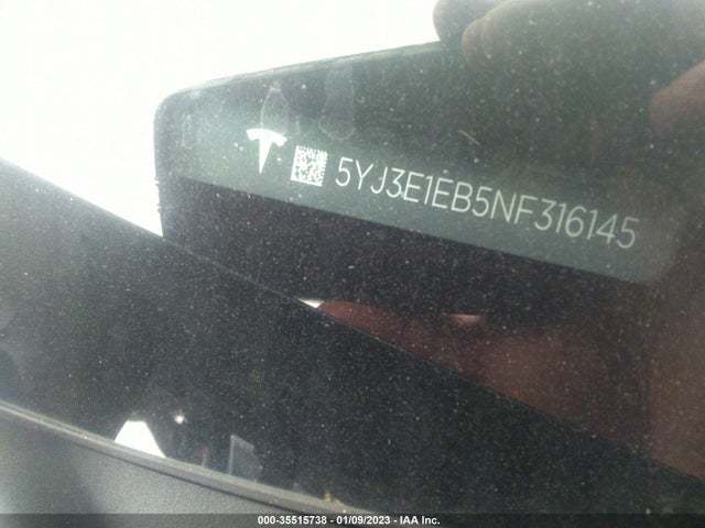 Tesla Model 3 Long Range 2022 5YJ3E1EB5NF316145 Image 9
