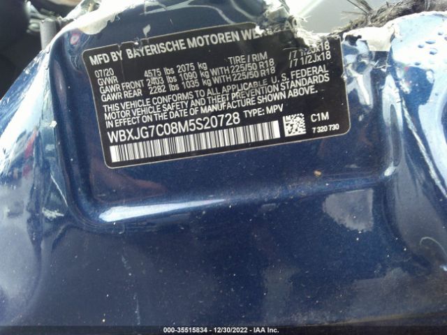 WBXJG7C08M5S20728 BMW X1 Sdrive28i