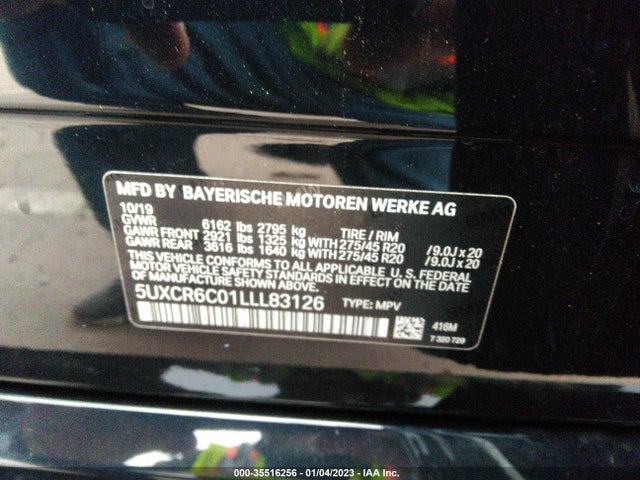BMW X5 Xdrive40i 2020 аукцион фото